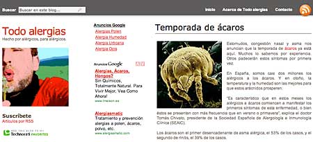 Todo alergias, hecho por alérgicos para alérgicos