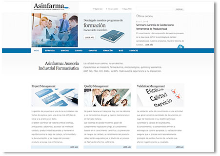 Web de Asinfarma Web de Asinfarma