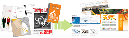 De la impresión en papel a la web De la impresión en papel a internet