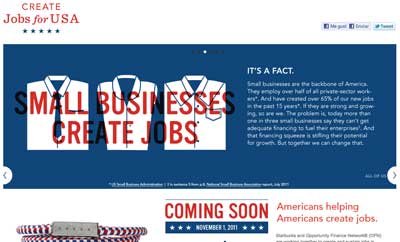Create jobs for USA Create jobs for USA