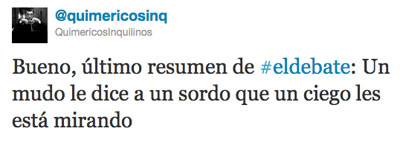 Tuit #eldebate